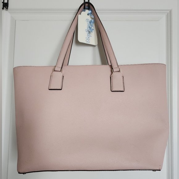 kate spade Blush Pink Handbag Tote Large Gently Used - Picture 1 of 16